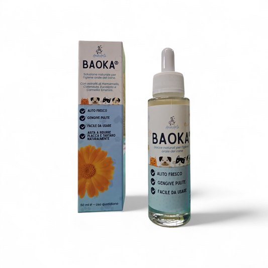 AnimArtì BAOKA - Soluzione Naturale per l'igiene Orale del Cane - 50ml