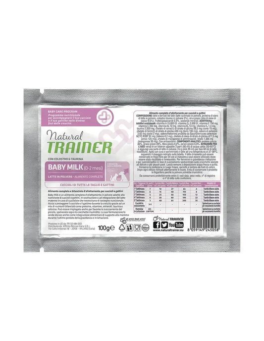 Trainer Latte in Polvere per Cuccioli di Cane e Gatto - 100g