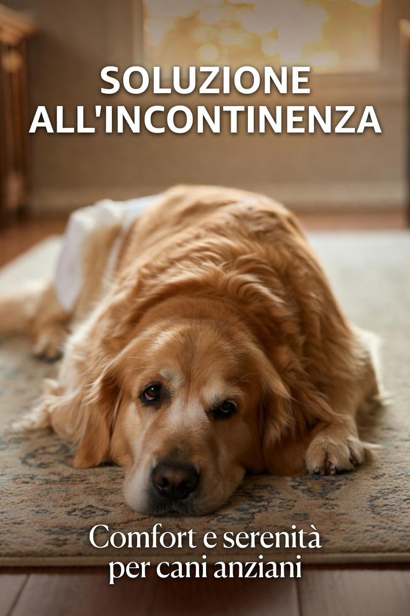 Fascia Igienica per Cani Maschi - Formato Risparmio 60 Pannolini Usa e Getta - 40/60cm