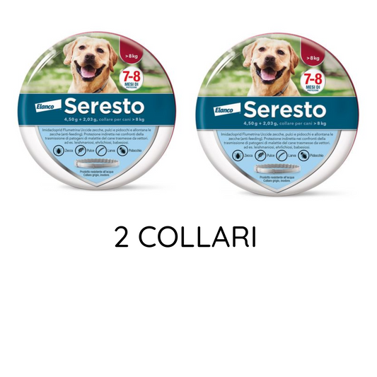 Seresto Collare Antiparassitario Cane Oltre 8kg 2 PACK