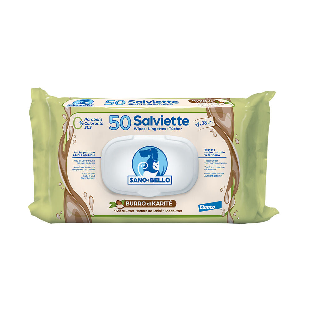 Sano & Bello Salviette Umidificate Cane e Gatto - 50pz 4 PACK