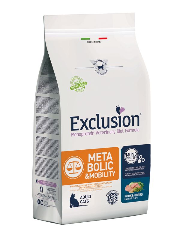 Exclusion Metabolic & Mobility Cat - Croccantini per Gatti in Sovrappeso 1,5kg