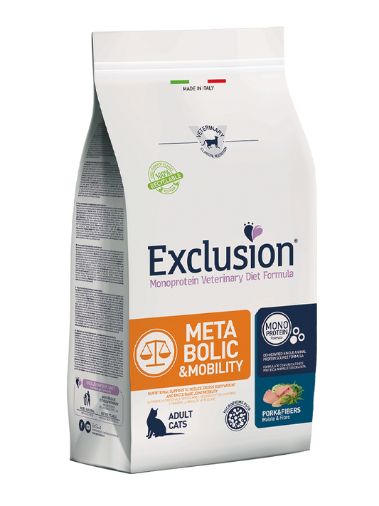 Exclusion Metabolic & Mobility Cat - Croccantini per Gatti in Sovrappeso 1,5kg
