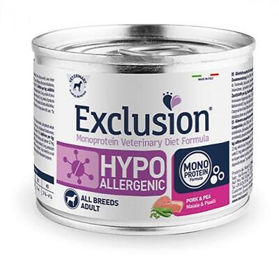 Exclusion Veterinary Diet Hypoallergenic Maiale e Piselli 200gr