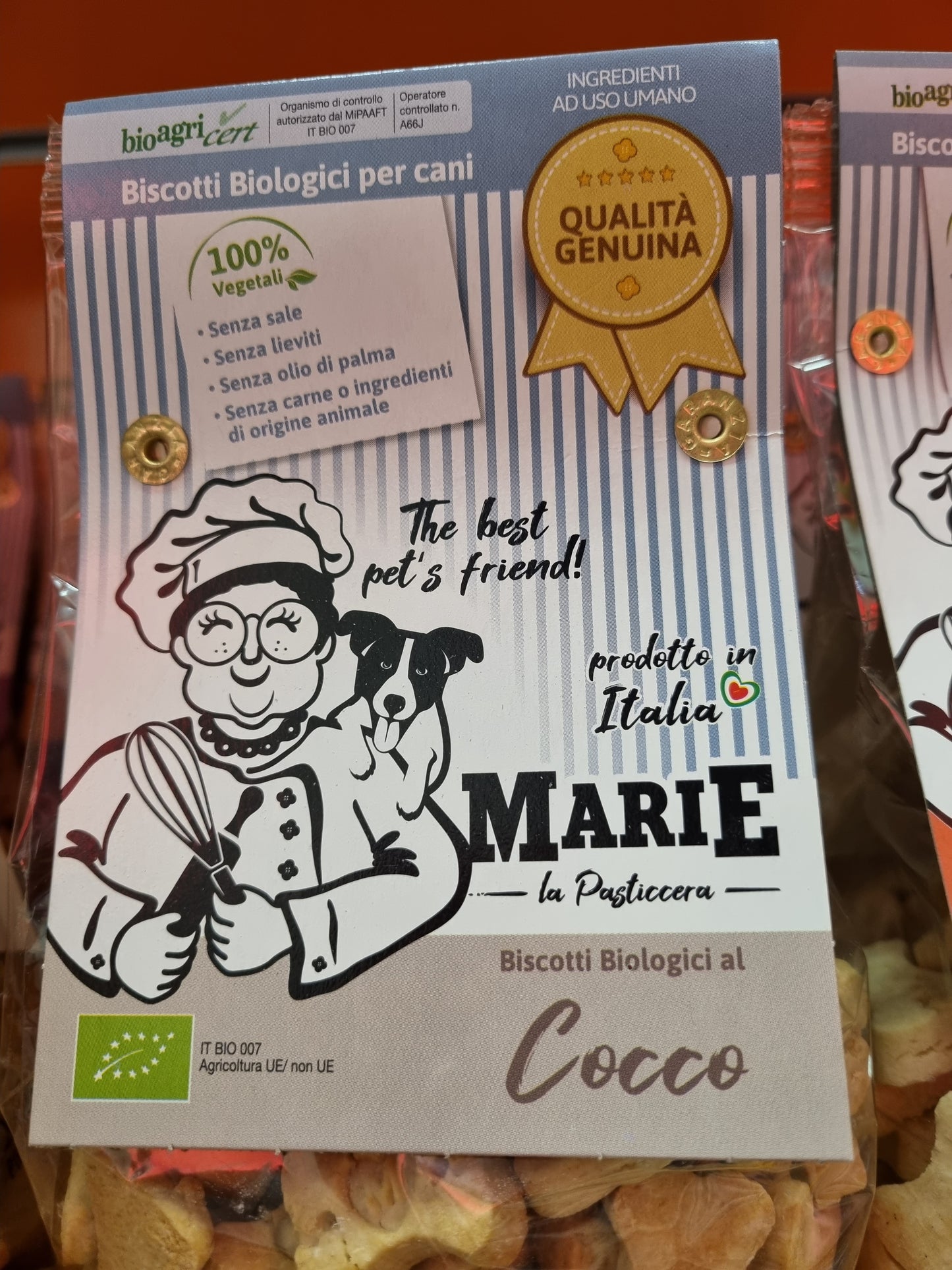 Marie Biscotti BIOLOGICI e VEGETALI per cani 210gr