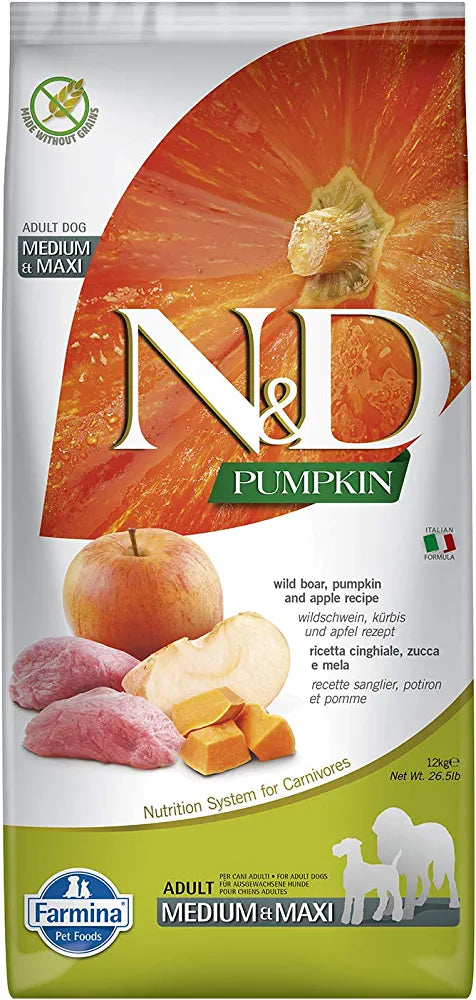 Farmina N&D Pumpkin adult Cinghiale 12 kg
