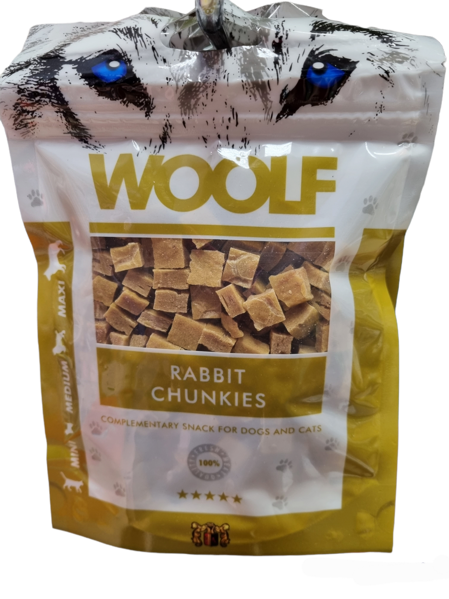 Woolf snack per cani. 100% carne cotta in forno PROMO 4+1 FREE