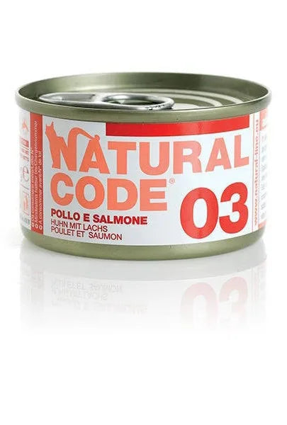 NATURAL CODE lattine gatto 85 gr