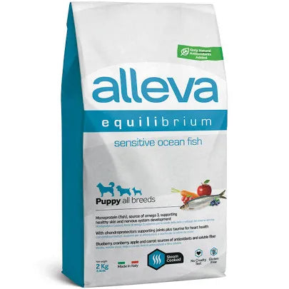 Alleva Equilibrium Puppy All Breeds Sensitive Ocean Fish 2 kg