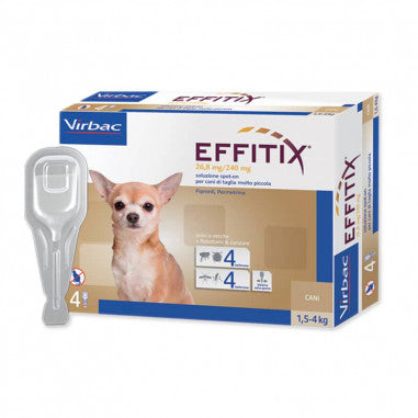 Effitix spot on 1,5-4kg 4 pipette