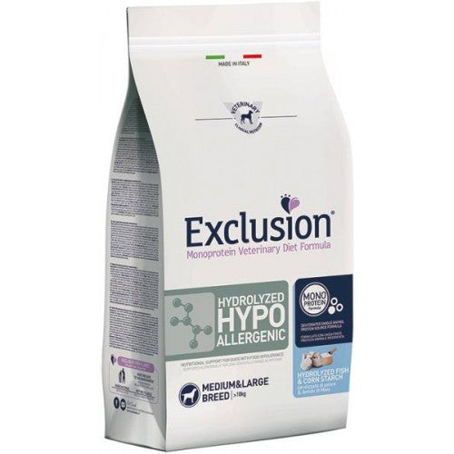 Exclusion Hydrolized Hypoallergenic pesce 2 kg