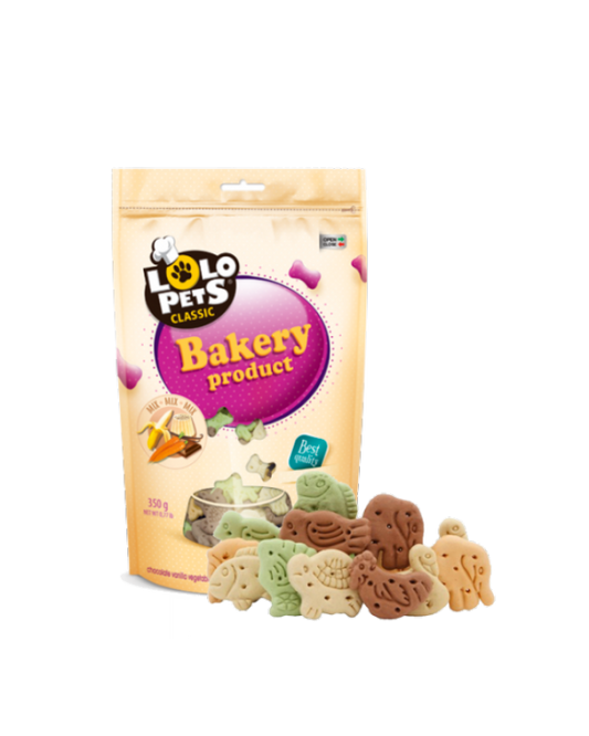 Lolo Pets Bakery biscotti vegetali Mix 350gr