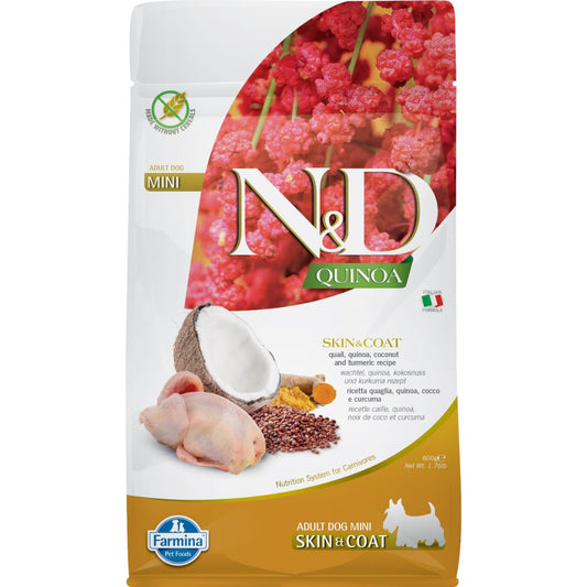 Farmina N&D Quinoa Skin&Coat quaglia 2,5kg