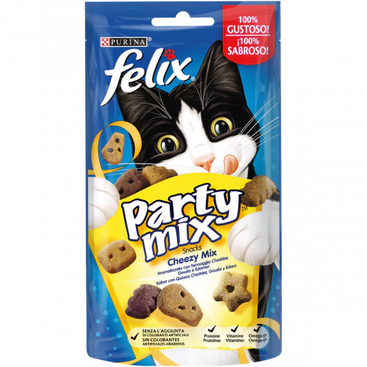 Purina Felix party mix snacks cheezy 60gr