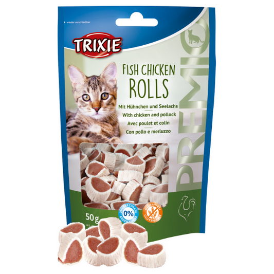 Trixie snack per gatto con pollo e merluzzo 50gr